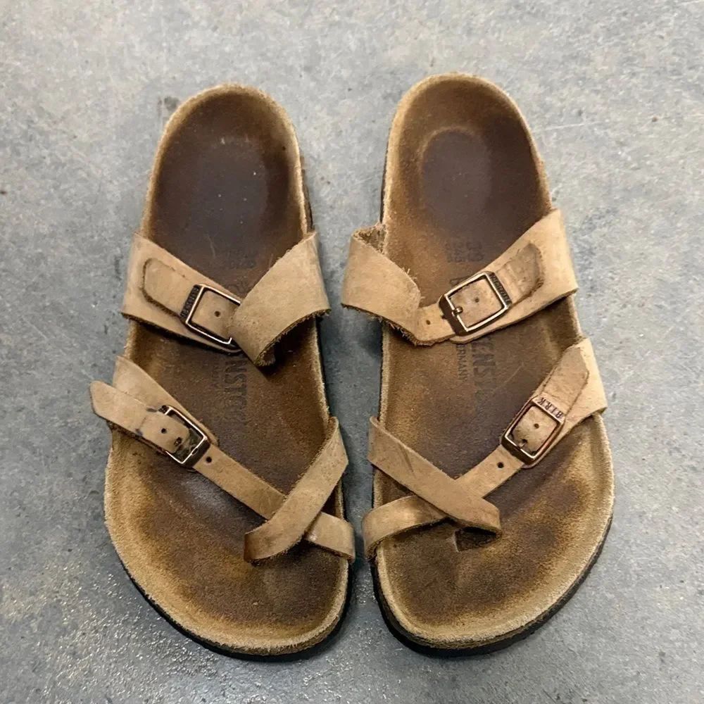 Birkenstock Brown Double-Strap Sandals